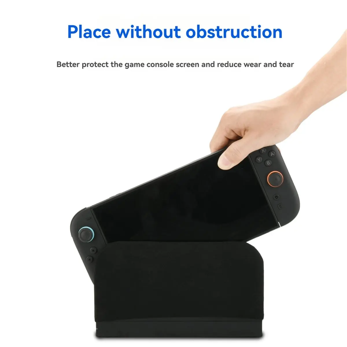 A86G NEW Dust Cover for Switch 2 Charging Dock Front Panel, Anti-Scratch Protective Cover for Switch 1 Charging Dock Front Panel