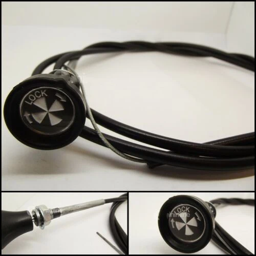 Cabo de estrangulamento universal para carro clássico, puxar torção e trava, 60 "de comprimento, mini kit, carro, bmc, cabo de estrangulamento, peças de automóveis, acessórios