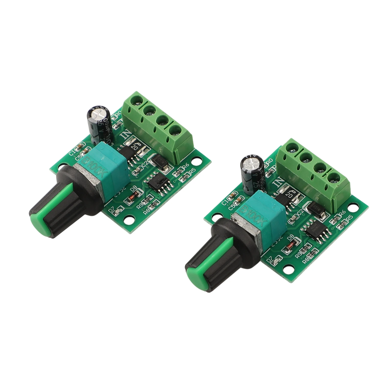 2A Motor Controller Size Approx 32 32 12mm Low Voltage Speed Regulator Wide Voltage Range Continuous Output Current