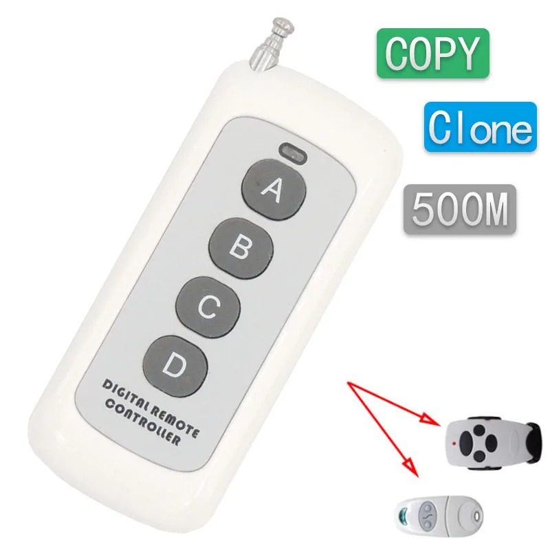 Diese 433 MHz RF-Klon-Fernbedienung, Kopieren, Sender, Klonen, Lernen, Festcode-Duplikator für Garagentor, CAME NICE Doorhan