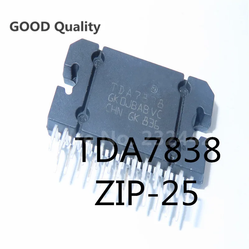 1PCS TDA7838   ZIP25   Audio power amplifier chip  In Stock