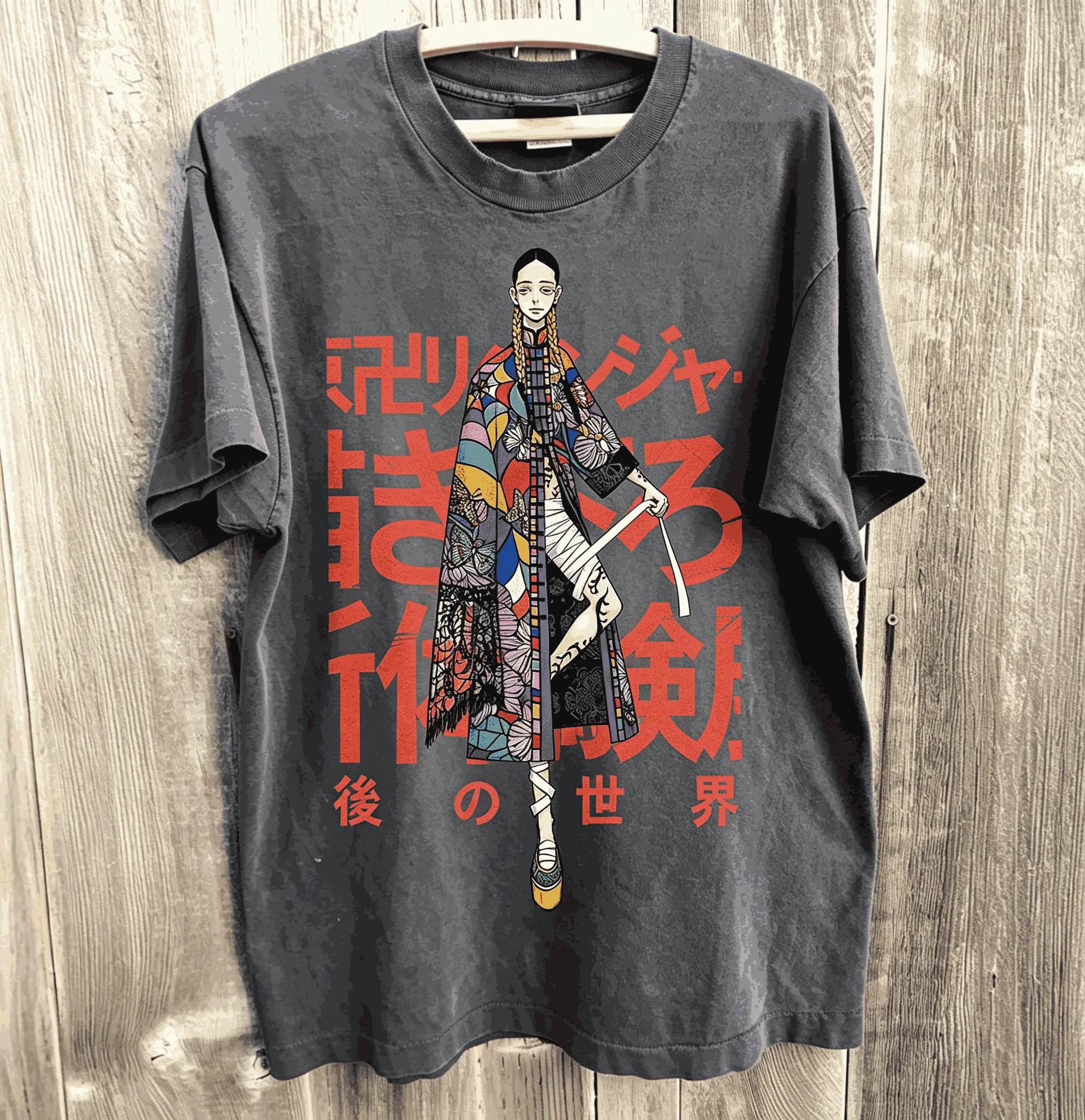 Vintage Fashion In Tokyo - Tokyo Revengers Vintage Yıkanmış Retro Harajuku