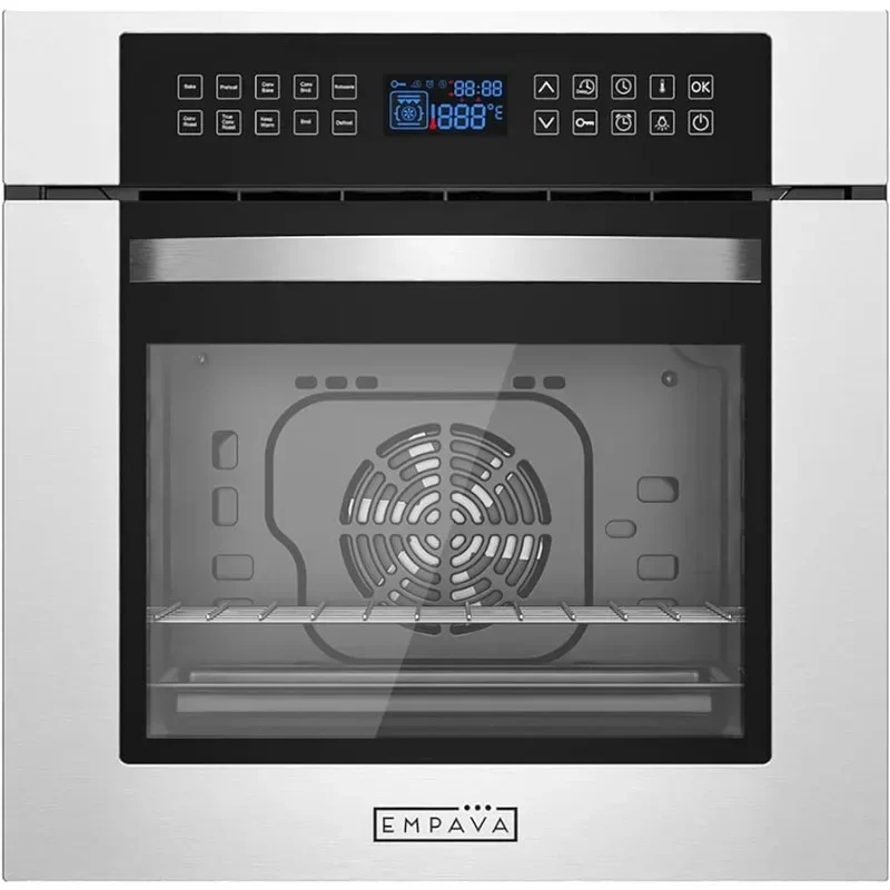 

Convection single wall oven 10 cooking functions Deluxe 360° rotisserie with responsive touch controls