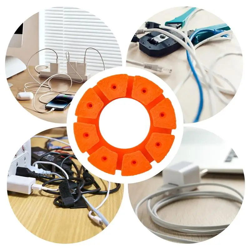 Gestione dei cavi Auricolari e avvolgicavo di ricarica Supporto per l'organizzazione della gestione dei cavi di avvolgimento multistrato per la cucina dell'armadio