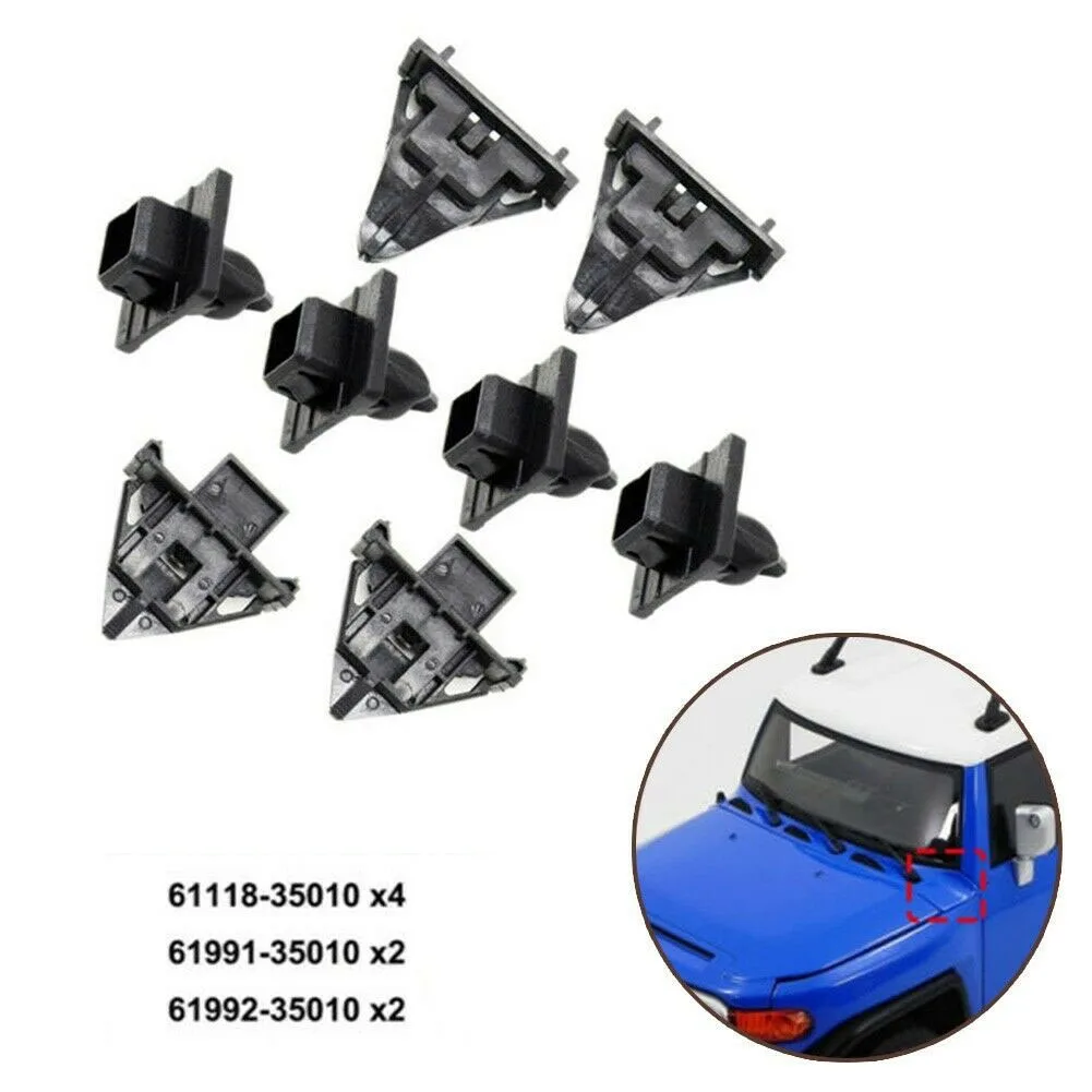 Retainer Clips Replacement Front Set 8pcs Accessories Car Panel Front FOR TOYOTA for fj Cruiser 07-14 High Quality