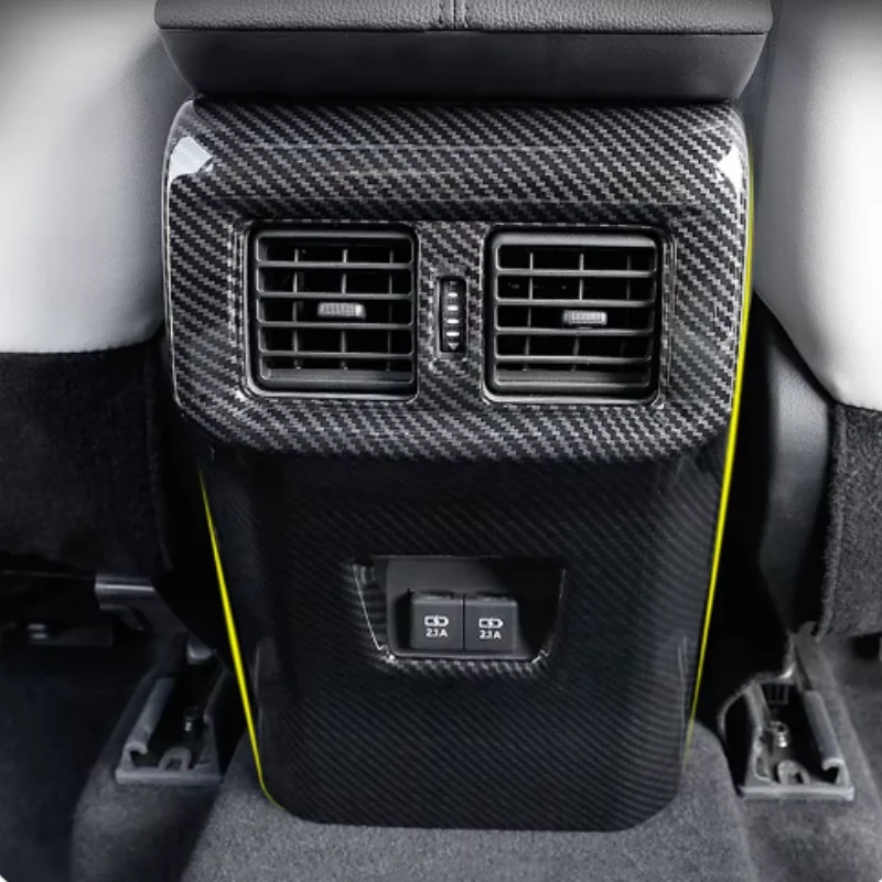 

For Toyota RAV4 XA50 2019-2024 ABS Car Armrest Rear Seat Air Conditioning Air Outlet Vents Decorative Frame Accessorie