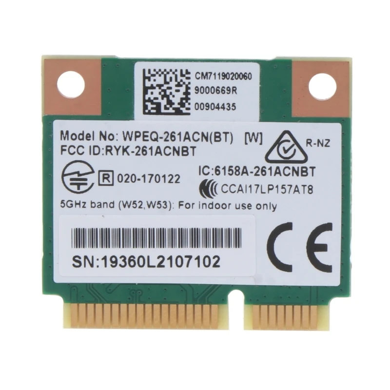 QCA6174 Сетевой адаптер BT 4.1 5GH 2,4 ГГц для Windows 10 11 Mini PCIe WiFi-карта