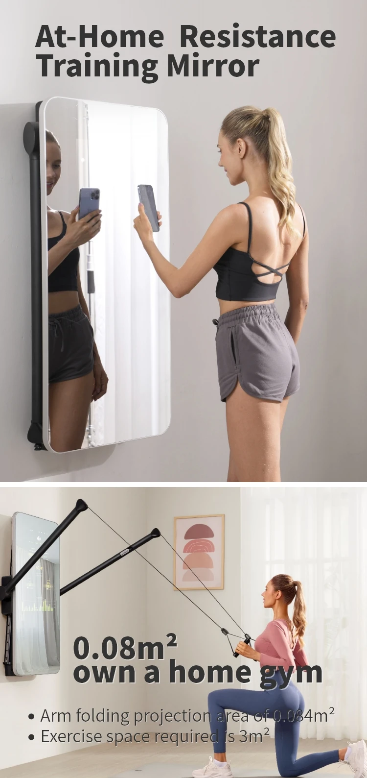 Home Gym Wall Mounted - Entrenador Inteligente de Alta Calidad con