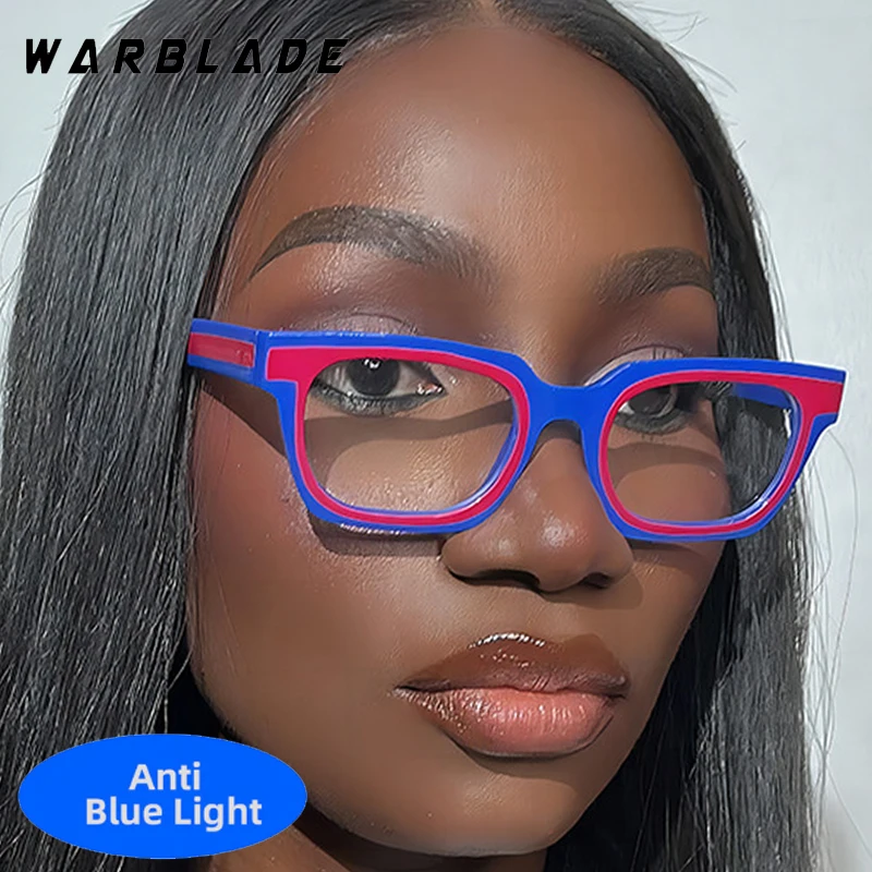 

Fashion Assorted Colors Small Square Frame Anti-Blue Light Women Men Glasses Designer Brand Computer Optical Eyeglasses Female