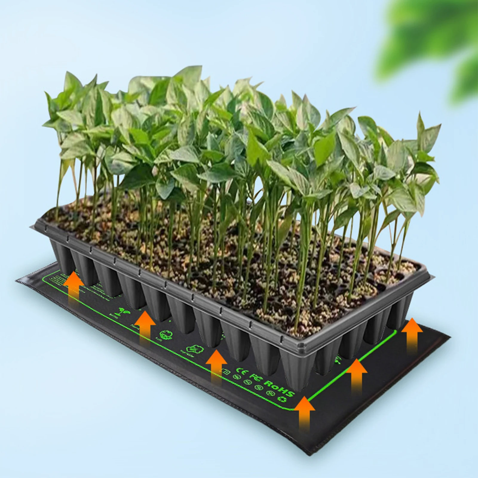 Waterproof Seedling Heat Mat 10x21 In Germination Station Heat Mat for Germination Indoor Gardening Greenhouse EU/US/AU/UK Plug