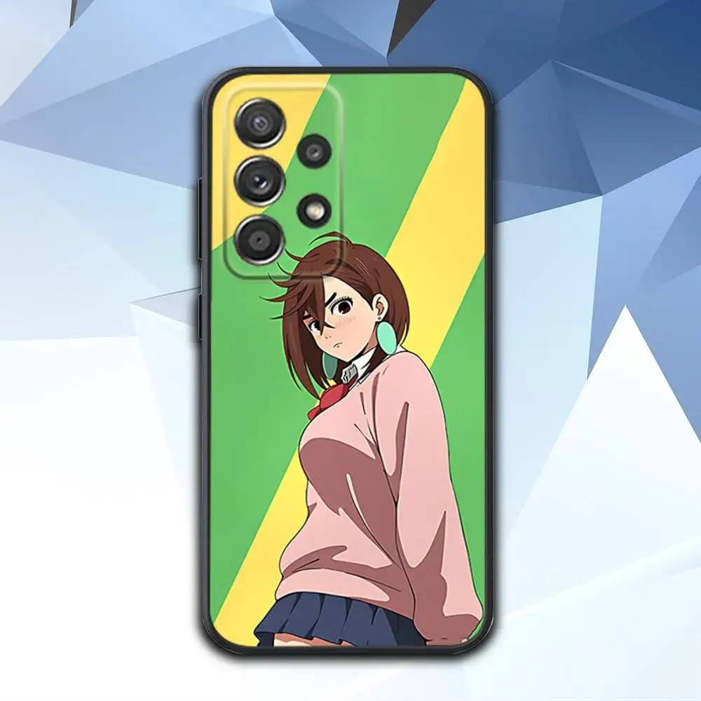 حافظة هاتف أنيمي M-Momo Ayase لهاتف سامسونج S 25,24,23,22,30,21,10,9,Ultra,Plus,Lite,FE,4,5G حافظة سوداء ناعمة