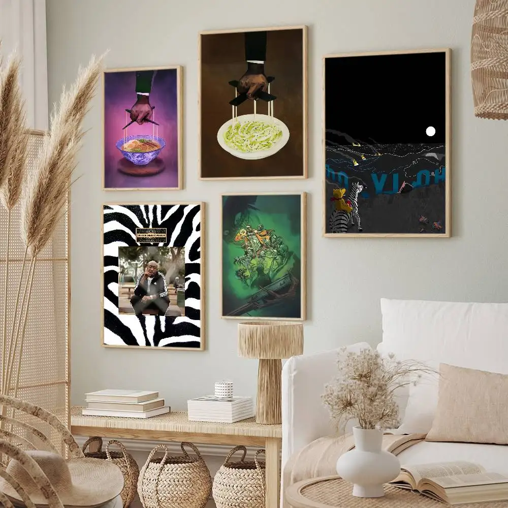 Rapper Singer F-Freddie G-Gibbs Alfredo Poster Wall Print Suitable For Living Room Bedroom Bar Parlor Home Decoration