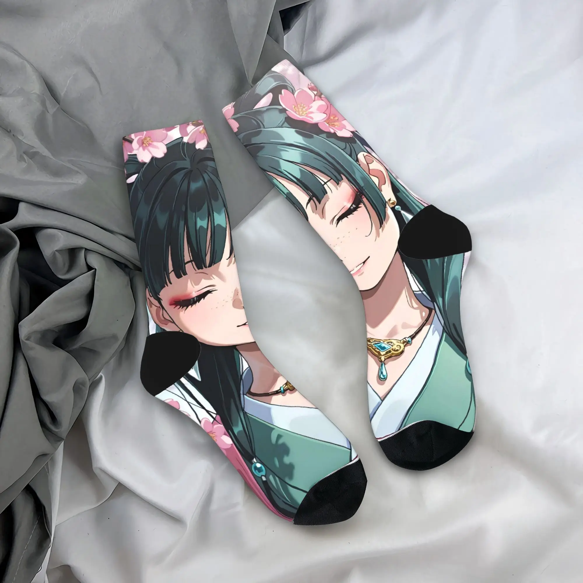 

The Apothecary Diaries Maomao Socks Trendy Stockings Autumn Anti Skid Adults Men Socks Quality Pattern Running Sports Socks