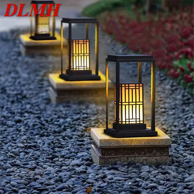 

DLMH Outdoor Lawn Lamp Chinese Classical LED Portable Lighting Waterproof IP65 for Electricity Home Hotel Villa Garden Decor