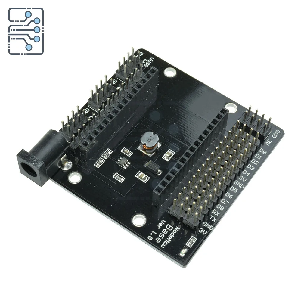 Dc+Type-C Expansion Board Esp8266 Wifi Development Board Expansion Board Compatible With Nodemcu Lua V3 Iot Development Board