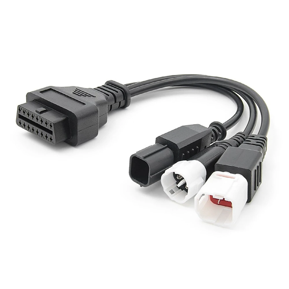 

3Pin 4Pin For Yamaha 6Pin For Honda To 16Pin OBD 2 Extension Cable Male To Female Motorcycle Diagnostic Tool OBD2 Connector
