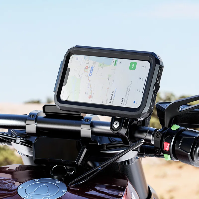 

Waterproof Bike Phone Mount Cell Phone Holder For Motorcycle - Bike Handlebars 360 Adjustable Universal Motorcycle Phone Mount