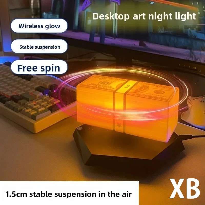 GTA5 Floating Dollar Lamp Maglev Golden Lantern Grand Theft Auto