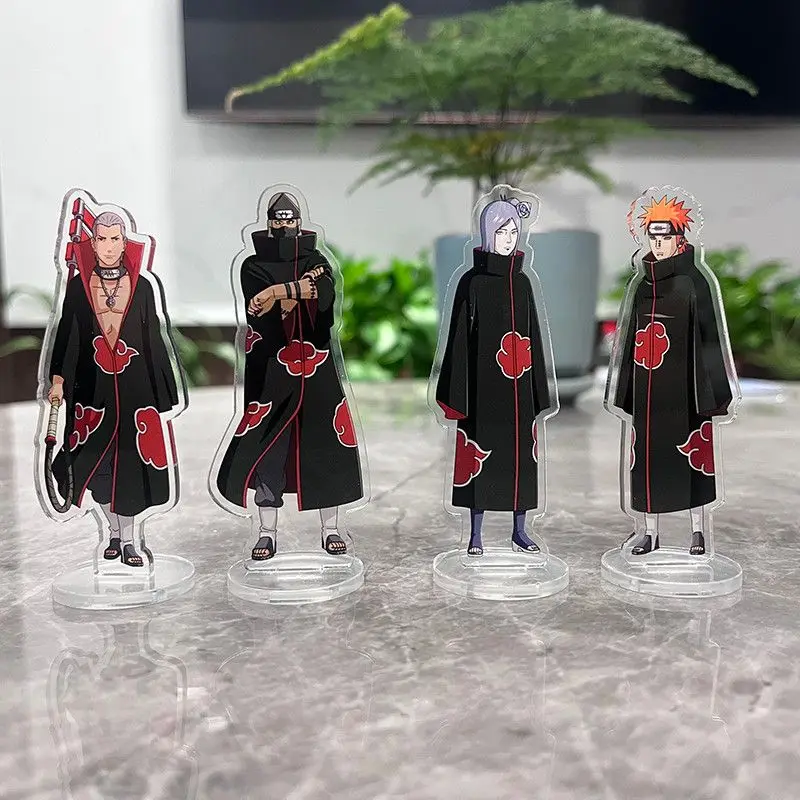 NARUTO Itachi Uchiha Cartoon Cute Acrylic Stand Anime Student Office Desktop Decoration Toy Anime Merchandise Wholesale view 4