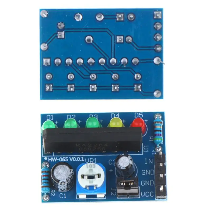 1/2/3Pcs KA2284 Power Audio Level Indicator Module Battery Capacity Indicator Red Green LED For Voltmeter Volume VU Meter