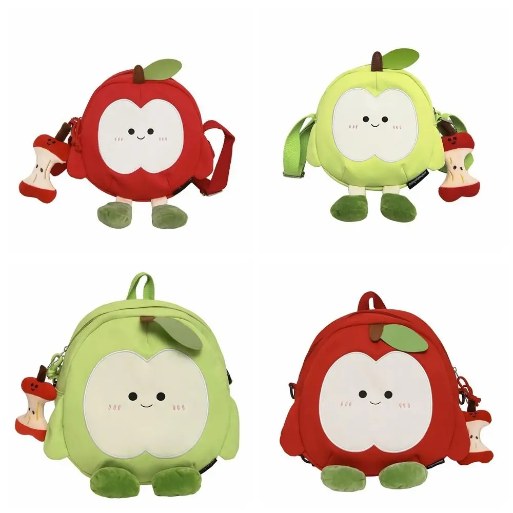 귀여운 대용량 나일론 배낭 Kawaii 크리 에이 티브 학생 학교 가방 배낭 펜던트 만화 과일 Crossbody 가방 여행