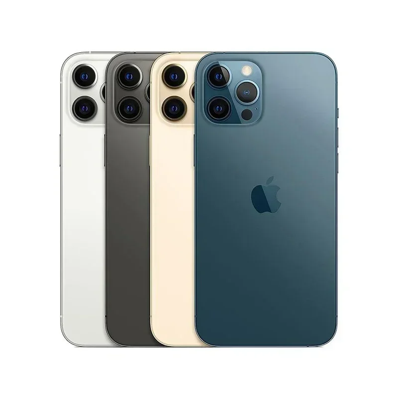 هاتف Apple iphone 12 pro 5g غير مقفول، شاشة OLED مقاس 6.1 بوصة، سعة بطارية 2775 مللي أمبير في الساعة، جميع الألوان، هاتف مستعمل