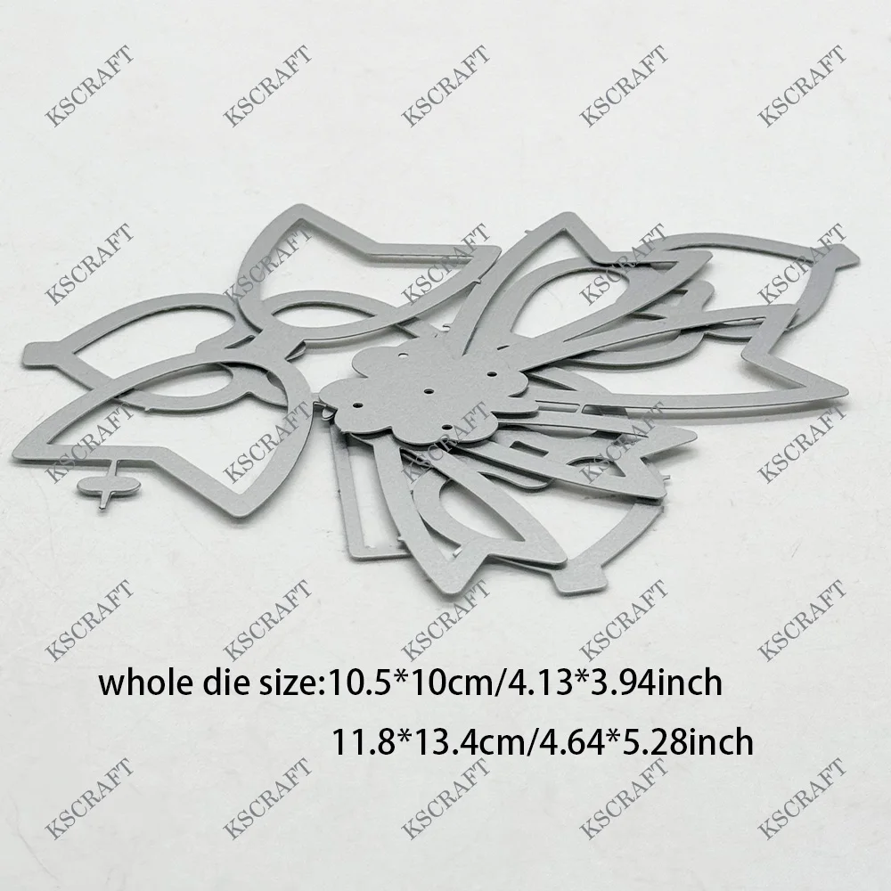 KSCRAFT Shamrock Bows Cutting Dies Stencils for DIY Scrapbooking Decorative Embossing DIY Paper Cards
