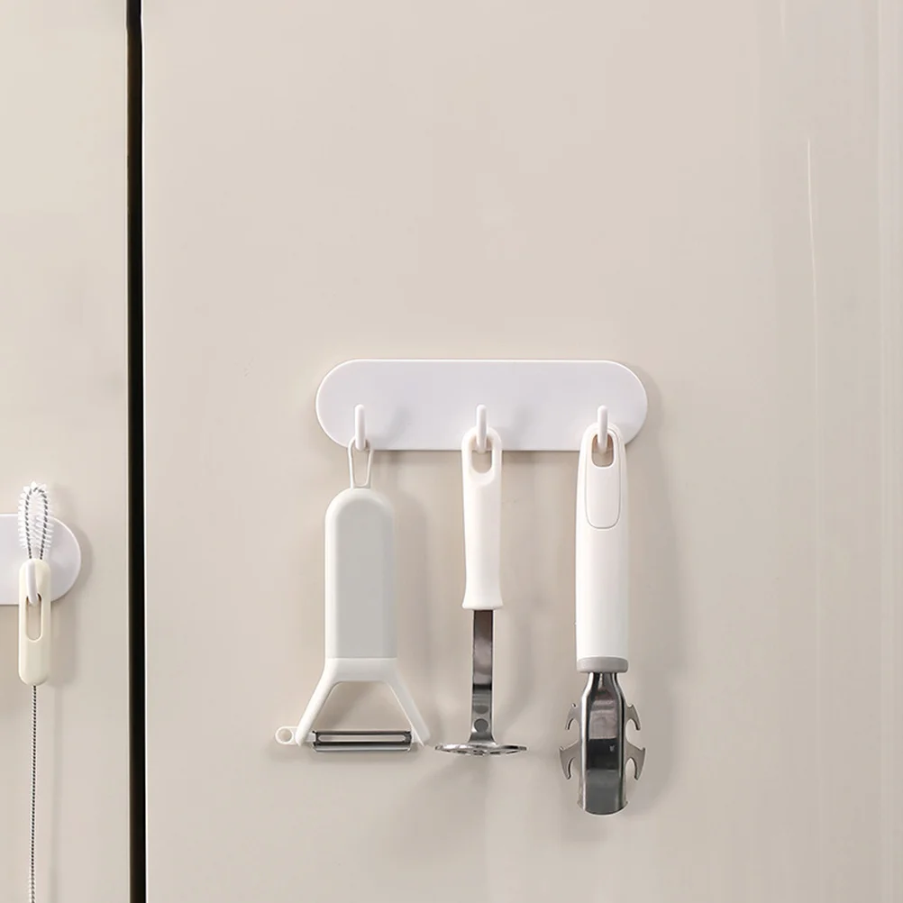 

Key Holder 3 Hooks Strong Hold Key Organizer For Wall, Refrigerator, Kitchen, Laundry Room, Magnetic Hooks Rack, Magnetic