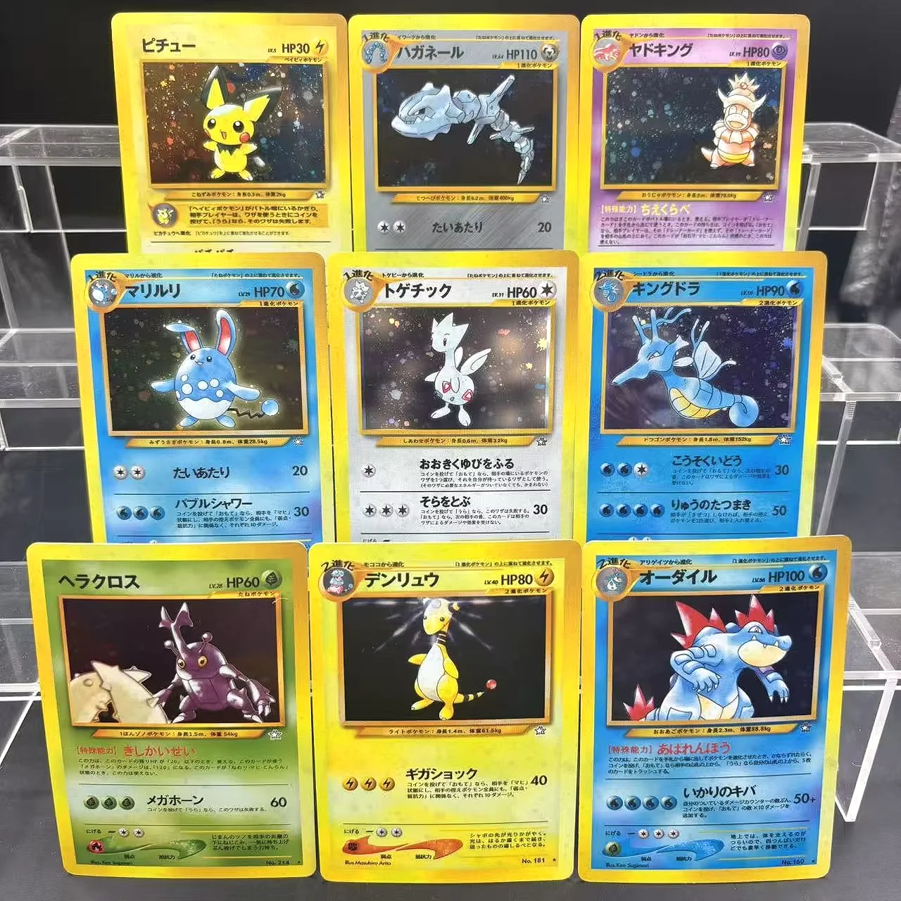 

PTCG Collection Cards Togetic Pichu Steelix Feraligatr JPN DIY Self Made Single Card Classic Game Anime Card Gift Toy