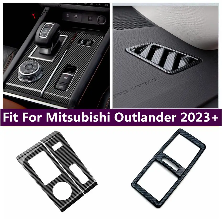 

Air Conditioning Outlet Vent Center Control Gear Shift Box Panel Cover Trim For Mitsubishi Outlander 2023 2024 Car Accessories