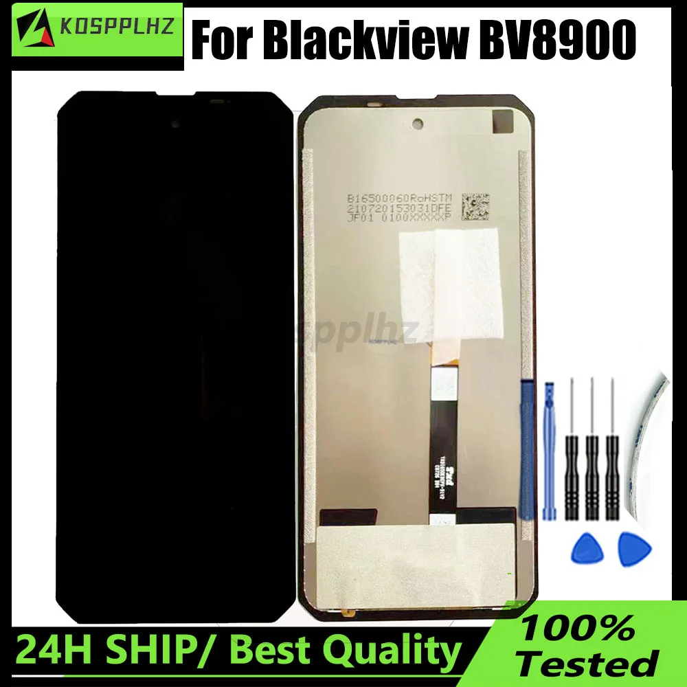 LCD Display For Blackview BV8900 LCD Touch Screen Digitizer Replacement  6.5 Inch Android 13 Cell Phone Accessories