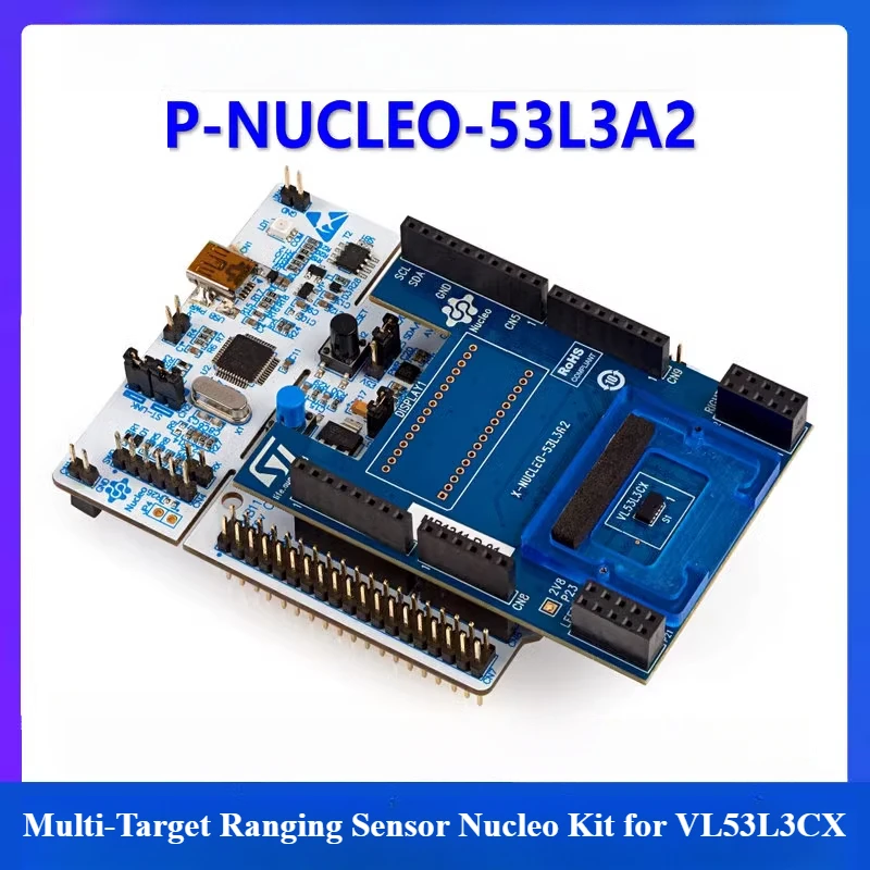 Kit de capteurs compatibles noyaux P-NUCLEO-53L3A2 – Ranging multi-cible VL53L3CX pour le protootypage intégré et la détection intelligente