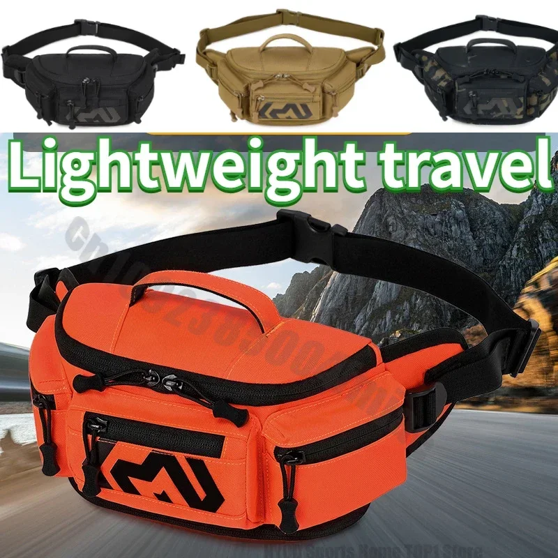 

Поясная сумка для езды на велосипеде на открытом воздухе, дорожная многофункциональная сумка большой вместимости на одно плечо, диагональная сумка через плечо, походная нагрудная сумка рюкзак