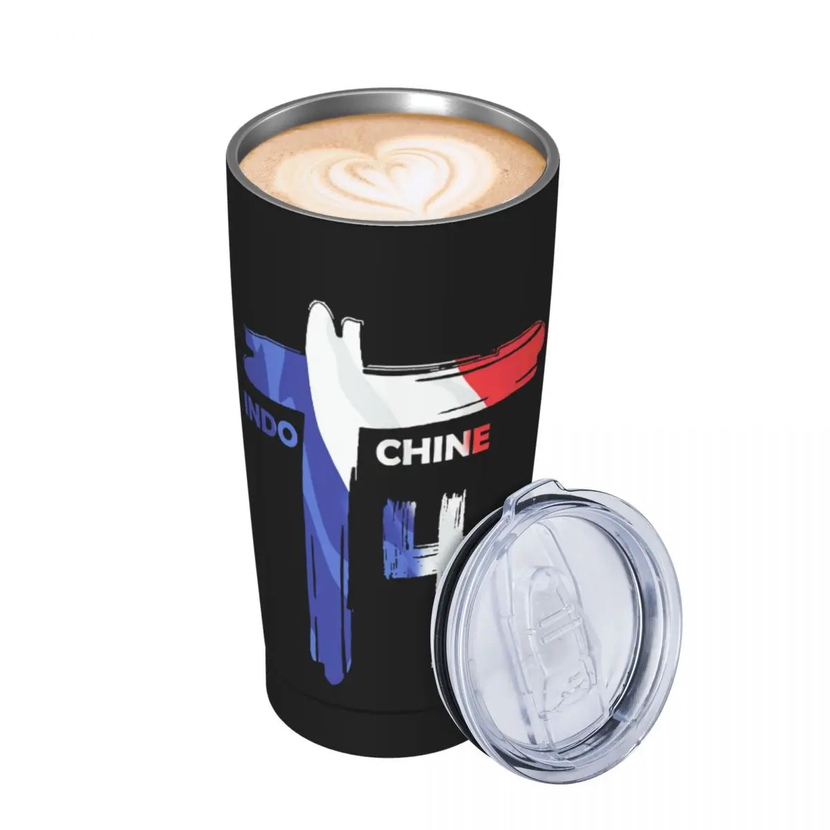 Indochine Rock Insulated Tumbler, 20oz Tumbler with Lids and Straws Stainless Steel Vacuum Insulated Travel Mug Coffee Cup