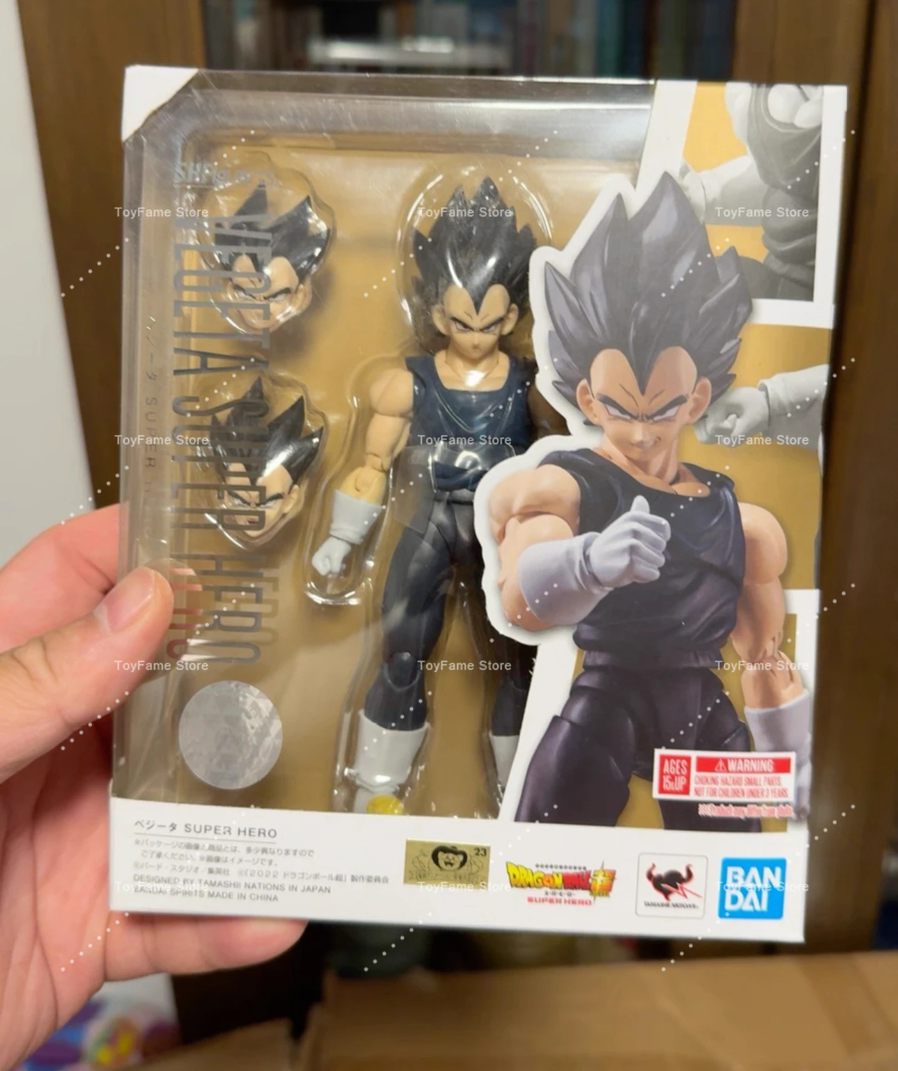 In Stock Genuine Bandai S.H. Figuarts SHF Dragon Ball Vegetable Superhero Spot Anime Series Action Figure Model Toy Gift