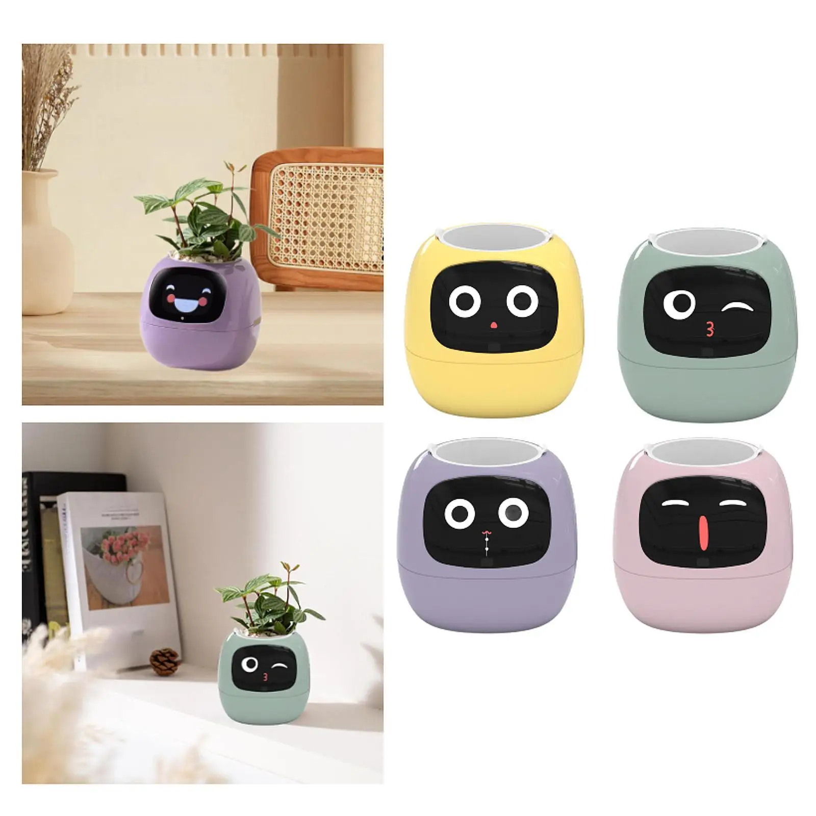 أوعية زهور روبوتية ذكية لزراعة الحيوانات الأليفة للديكور الداخلي #1