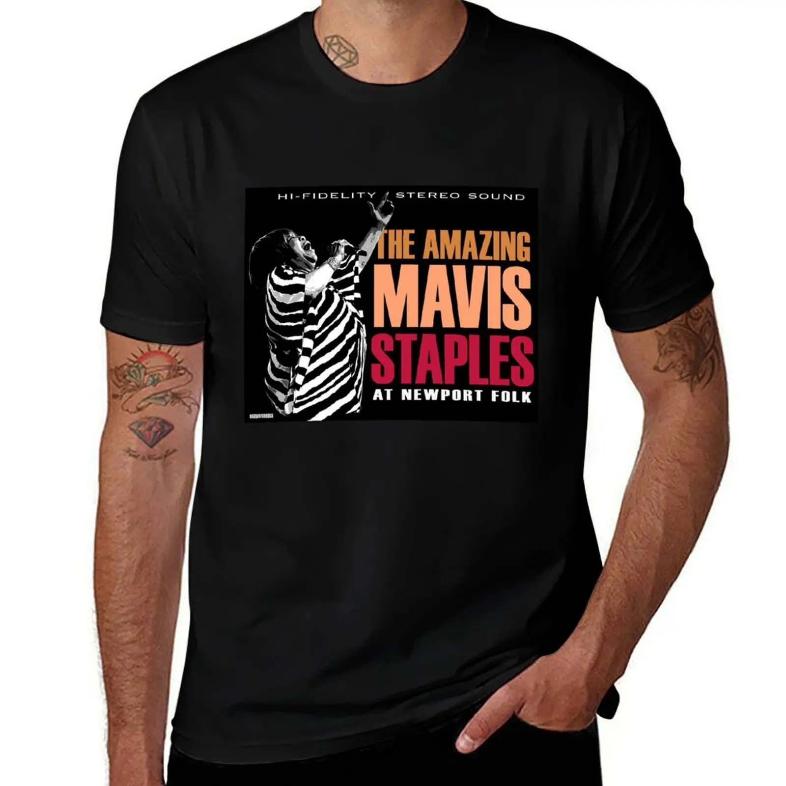 The Amazing Mavis Staples T-Shirt cotton man t-shirts oversize t-shirts man Blouse blanks Men's t-shirts