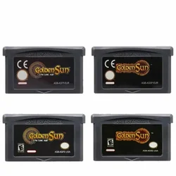 Hot GBA Game Golden Sun Series GBA Game Cartridge 32-Bit Video Game Console Card Golden Sun The Lost Age for GBA NDS