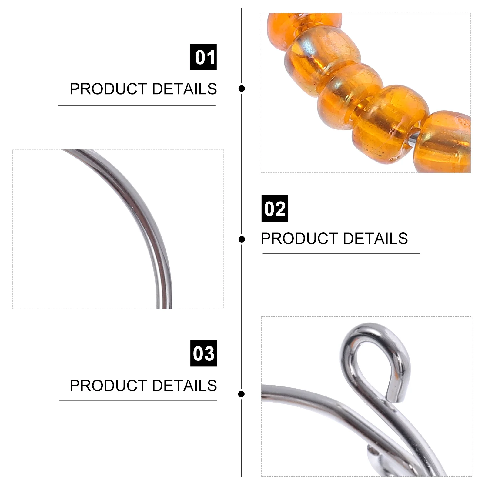 القلق الإغاثة الدائري الاكتئاب تقليل الأزياء البنصر للتدوير حبة تململ مجوهرات الإجهاد الإغاثة للنساء #3