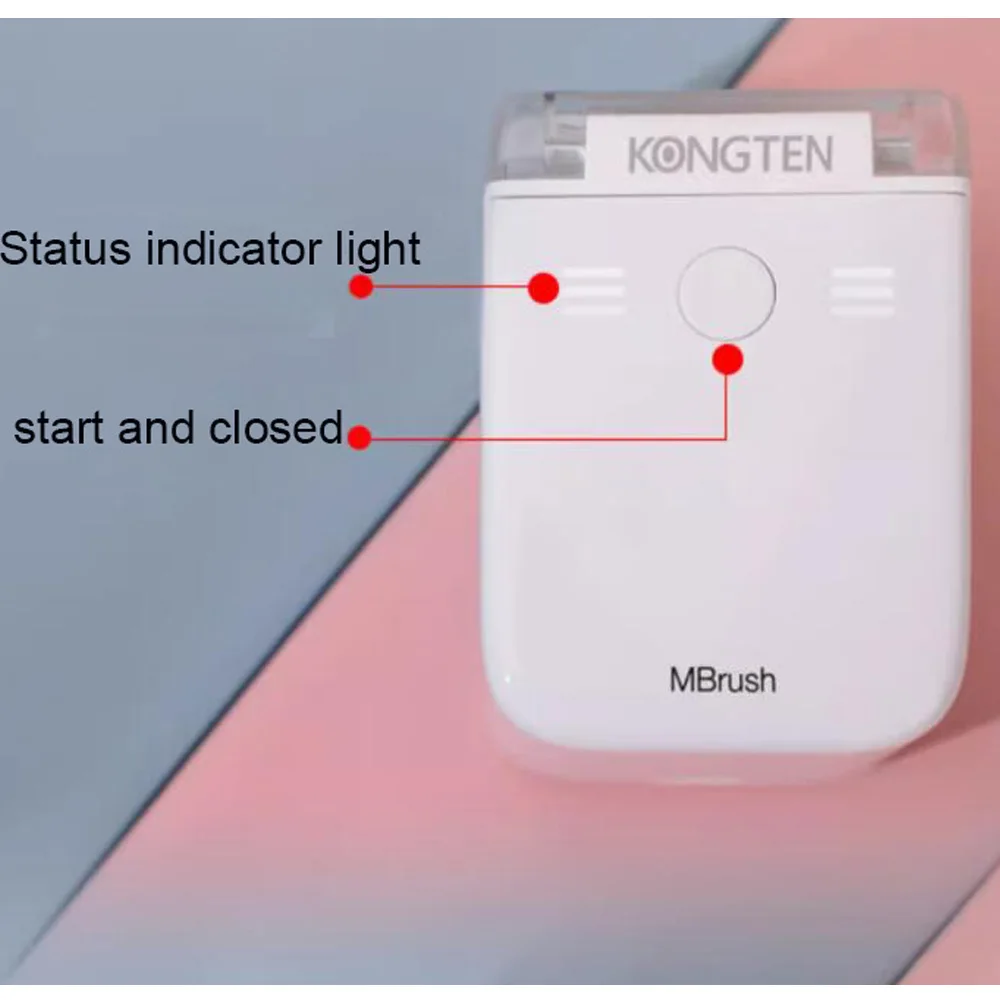 Handheld Color Inkjet Printer, Adequado para Alimentos Pequenos, Café, Mini DIY Labels, Cartões
