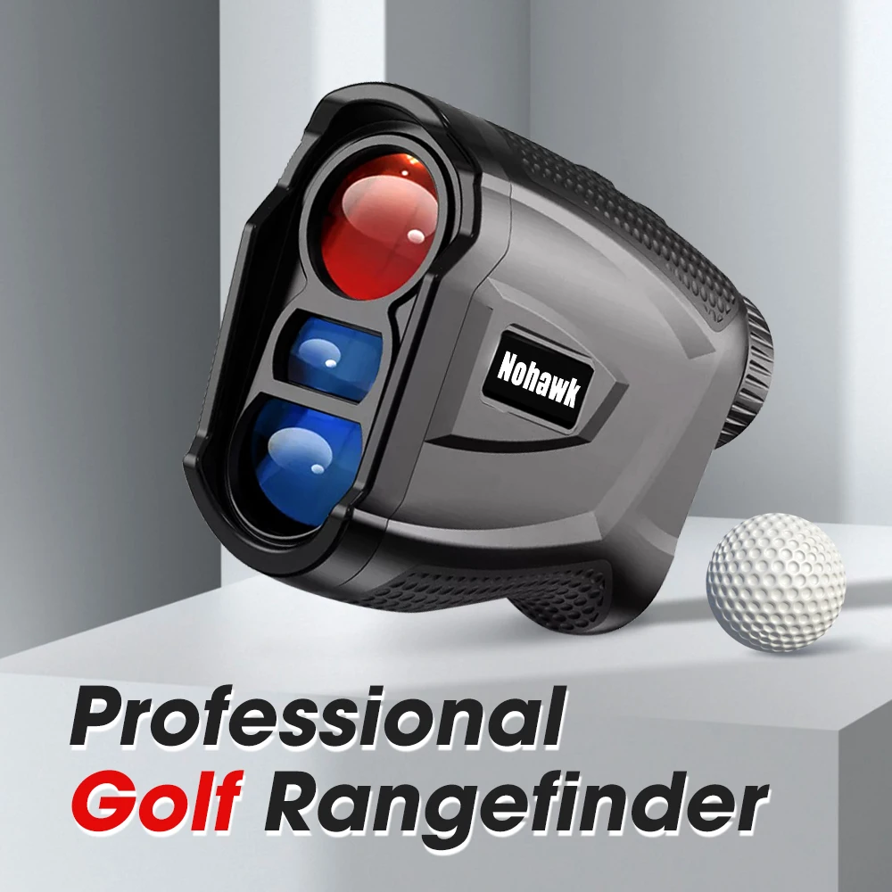 REVASRI Golf Rangefinder, 1000 Yards Rangefinder, Slope-Compensated Distance, Flag-Lock Vibration, 6x Magnification for Golfers