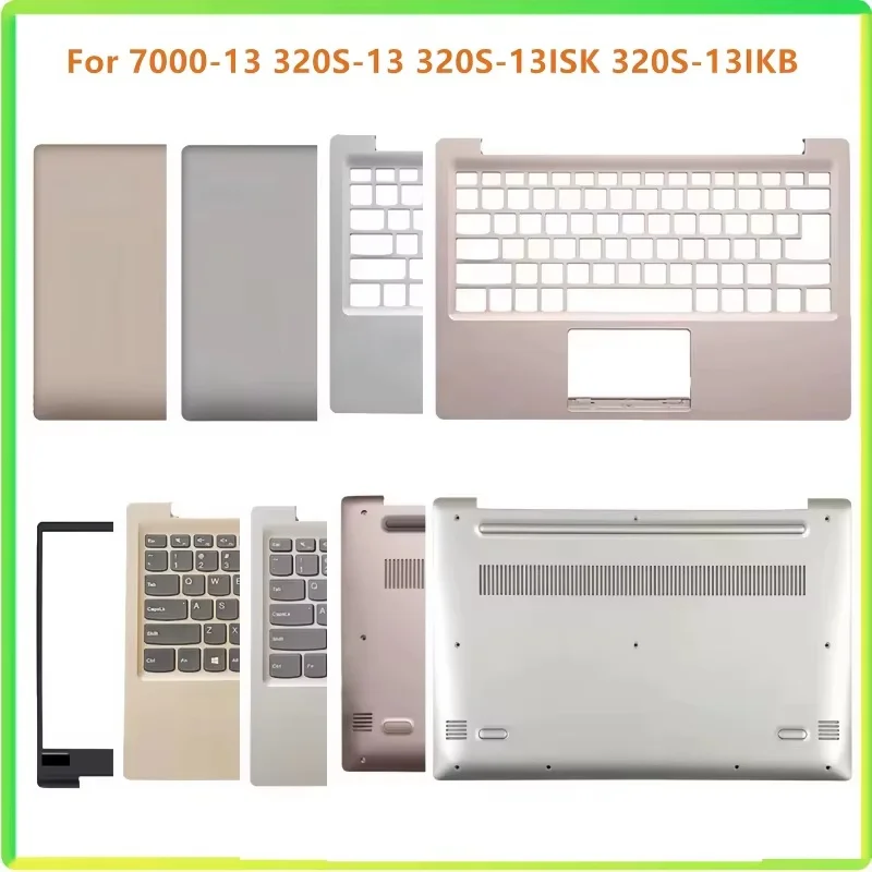 New LCD Back Bezel Front Frame Top Case Palmrest Upper Bottom Cover Case For 7000-13 320S-13 320S-13ISK 320S-13IKB Shell