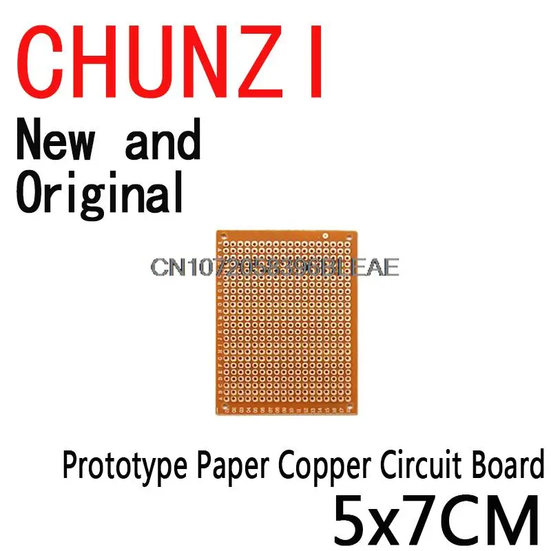 10PCS Prototype Paper Copper 5x7cm 5*7CM PCB Universal Experiment Matrix Circuit Board