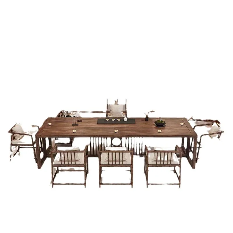 

Комбинация чая и стула из орехового дерева. Новый чай. Журнальный столик из массива дерева. Офисный чайный столик из ясеня.