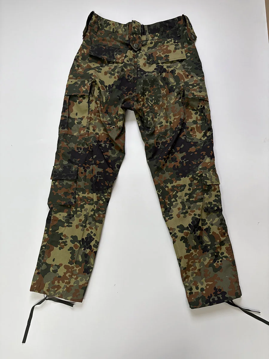 Deutschland Camouflage Dschungel Trainingsuniform ACU Feldanzug Flecktarn Dschungel Spot Set für Männer, Feldtraining Anzug Kampf ACU Set – Detail 13