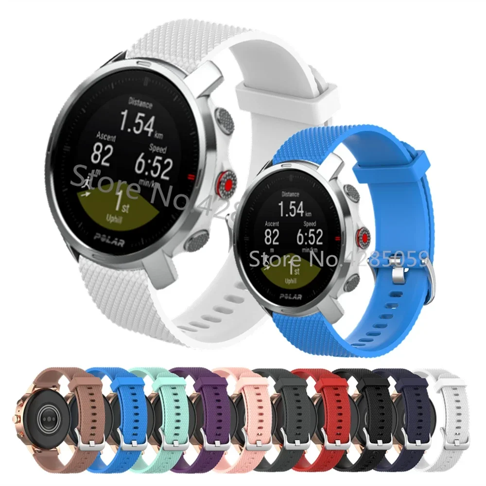 

Спортивный силиконовый ремешок для браслета Polar Grit X/Vantage M, ремешок для умных часов, аксессуары для Samsung Galaxy 46 мм