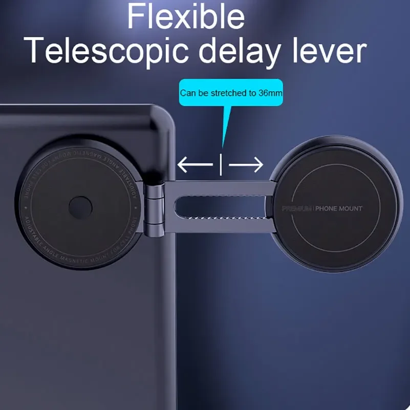 For Tesla Model 3 Y Magnetic Screen Phone Mount 360° Rotation MagSafe Compatible Strong Magnet Screen Phone Holder - view 4