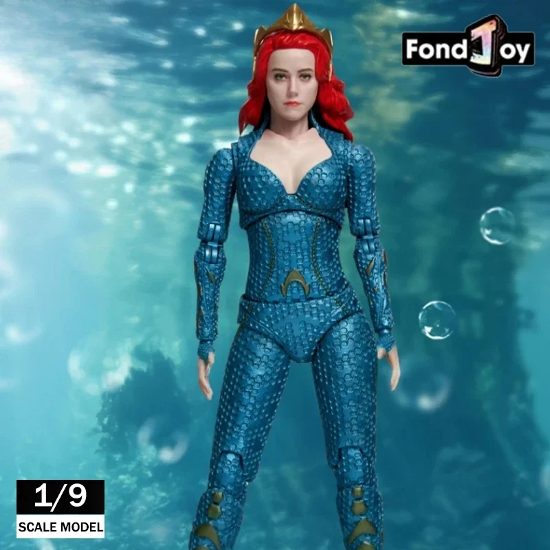 مجسم فوندزوي الأصلي 1/9 أكوامان ميرا تيار مستمر شخصيات دوري العدالة أكوامان والمملكة المفقودة تمثال دمية بولي كلوريد الفينيل المشتركة المنقولة #3
