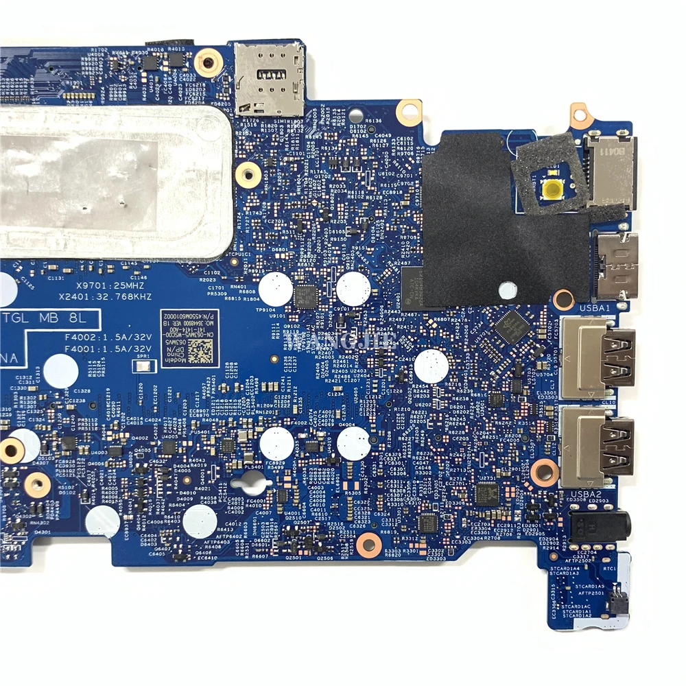 Dell,cpu,19819-1, CN-063MV5 063mv5 63mv5,srk05 I5-1135G7, 100% 用のテスト済みノートブックマザーボード