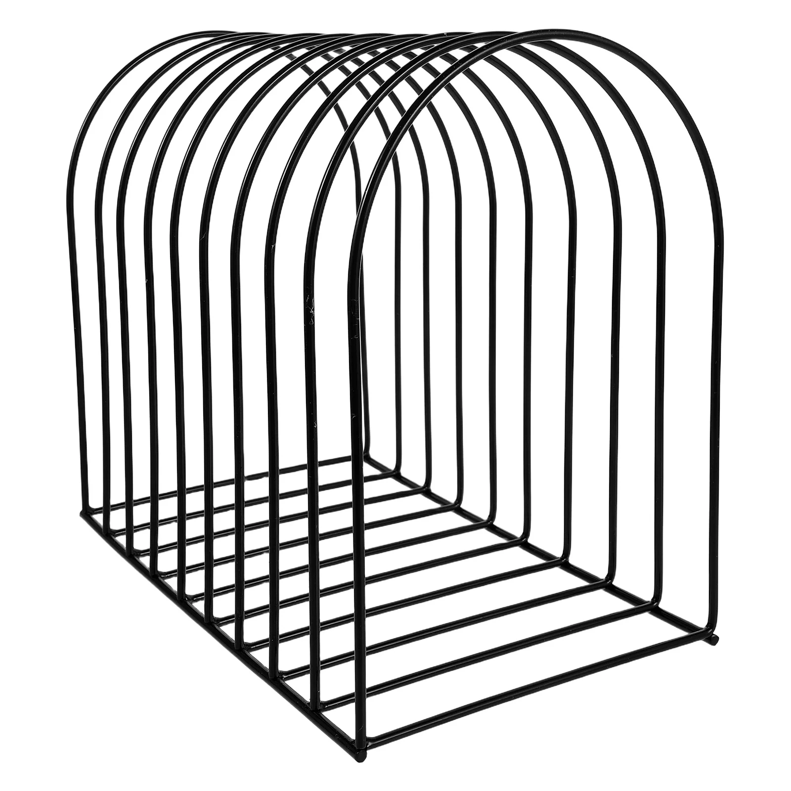 

Iron Wire Desk File Organizer Metal Desktop Bookshelf For Document Storage Tabletop Office File Sorter Rack - Desktop